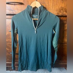 TAILORED SPORTSMAN, Long sleeve base layer, forest green, size XXS